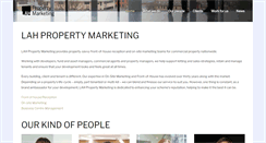 Desktop Screenshot of lahproperty.co.uk